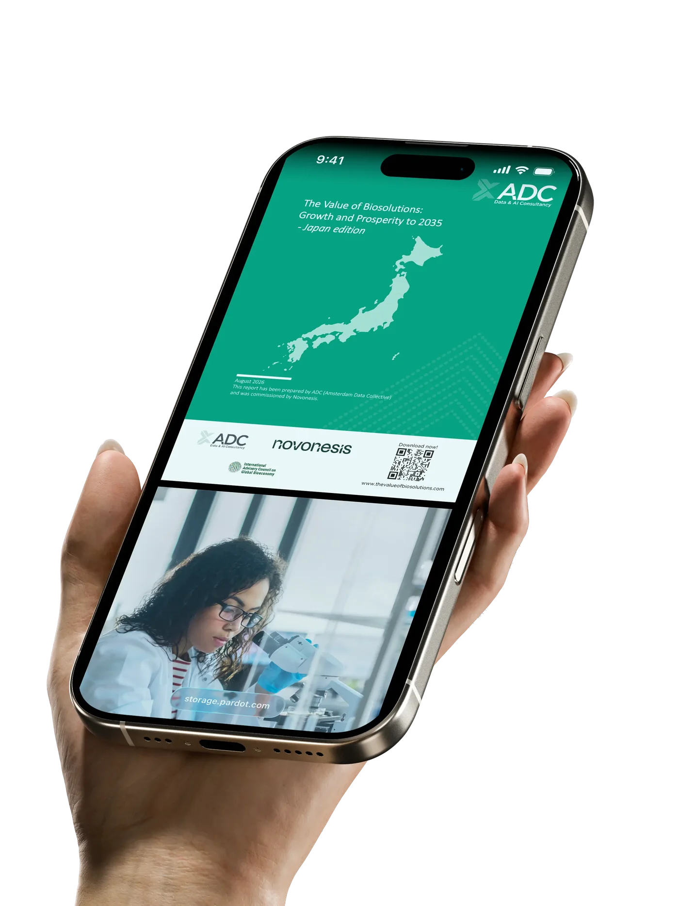 Japan edition opened on an iphone